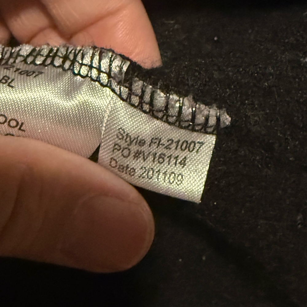 Filson Women's Black Wool Blend Zip Up Jacket, size Small - Picture 10 of 10